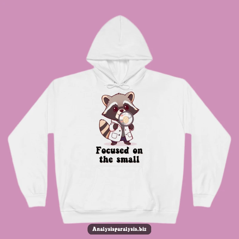 Funny Raccoon Scientist Hoodie: Cozy Lab Coat Sweatshirt, Your Ultimate Funny Gift