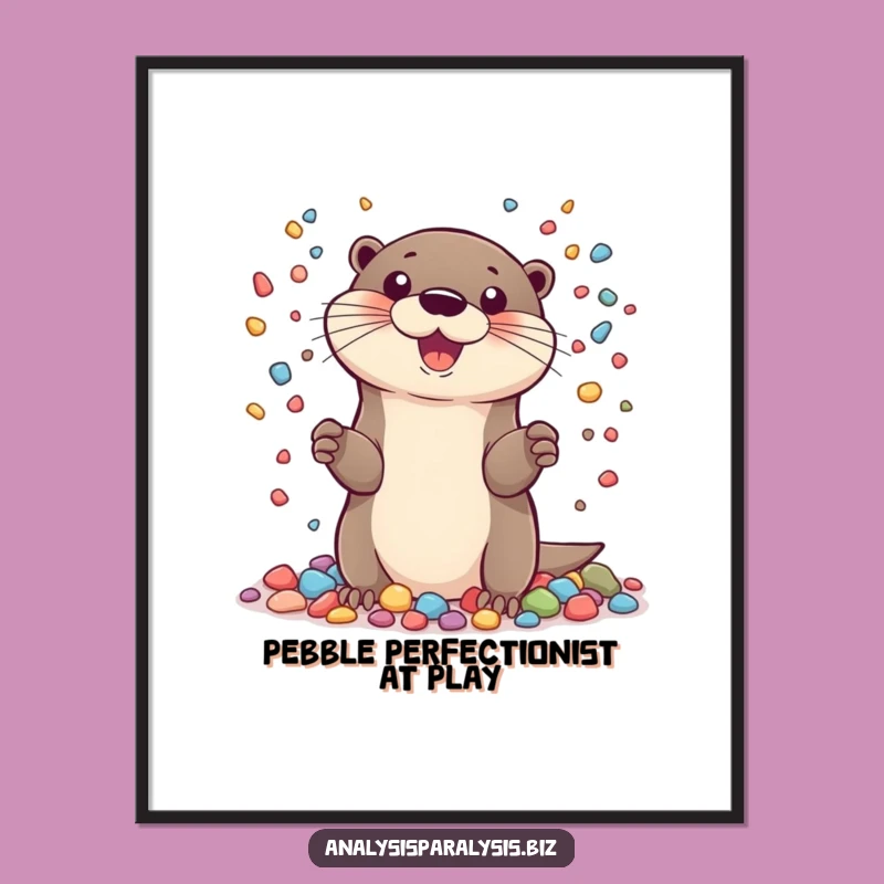 Free Printable Otter Wall Art: Funny Juggling OTC Downloadable for Playful Decor!
