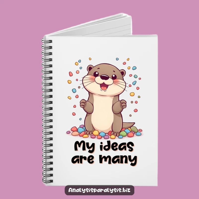 Funny Otter Juggling Notebook: Cheerful Acrobat Journal, Perfect for Funny Notes